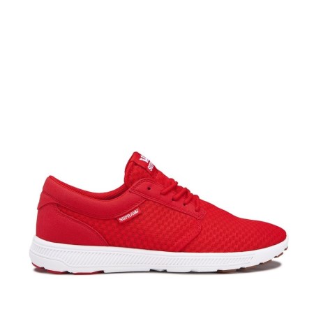 Supra Hammer Run Mens Low Tops Shoes Red UK 09TJP